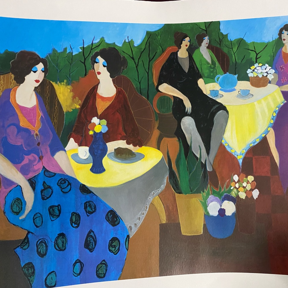 "Morning Social" by Itzchak Tarkay